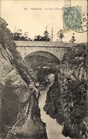 Ansichtskarte / Postkarte Cauterets Hautes Pyrénées, Brücke