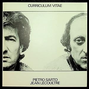 Seller image for Curriculum vitae - Pietro Sarto Jean Lecoultre for sale by LibrairieLaLettre2