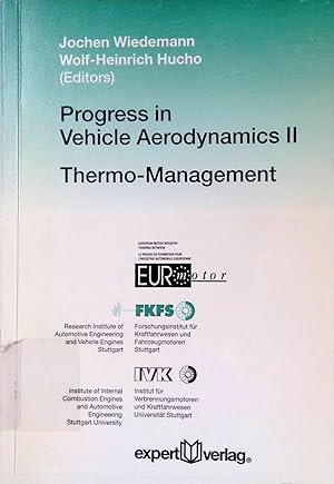 Seller image for Fans, Pumps and Valves - in: Progress in vehicle aerodynamics; Teil: 2., Thermo-management : with 7 tables. for sale by books4less (Versandantiquariat Petra Gros GmbH & Co. KG)