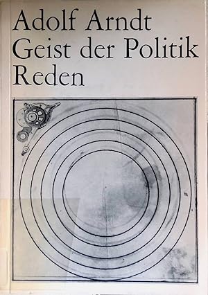Imagen del vendedor de Geist der Politik : Reden. a la venta por books4less (Versandantiquariat Petra Gros GmbH & Co. KG)