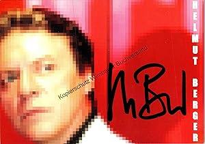 Original Autogramm Helmut Berger (1944-2023) /// Autogramm Autograph signiert signed signee