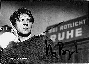 Original Autogramm Helmut Berger (1944-2023) /// Autogramm Autograph signiert signed signee