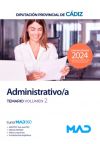 Administrativo/a. Temario volumen 2. Diputación Provincial de Cádiz