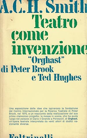 Immagine del venditore per Teatro come invenzione : 'Orghast' di Peter Brook e Ted Hughes venduto da Romanord