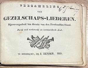 Music, 1835, Song book | Verzameling van Gezelschaps-Liederen. Bijeenvergaderd ten dienste van de...
