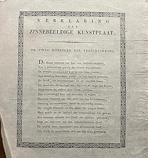 Printed publication ca 1814 | Verklaring bij de spotprent op Napoleon, Verklaring der Zinnebeeldi...