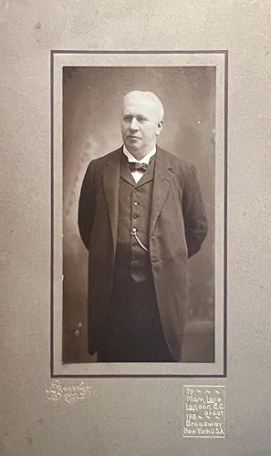 Portrait photography 1900 | Portrait photo of H.C. Veltman jr, ca 1900, made by Barclay London, 1 p.