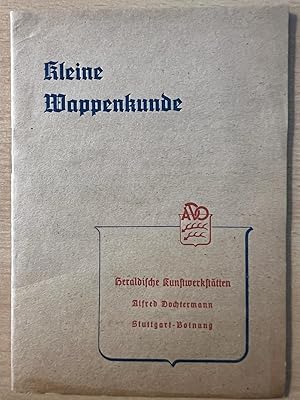 Rare advertisement literature, Werbeschrift 1947 | Kleine Wappenkunde Heraldische Kunstwerkstätte...