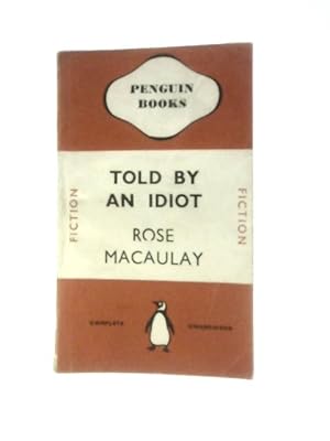 Seller image for Told By An Idiot - Penguin No. 267 for sale by World of Rare Books