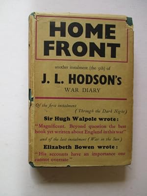 Bild des Verkufers fr Home Front. Being some account of journeys, meetings and what was said to me in and about England during 1942-1943 zum Verkauf von GREENSLEEVES BOOKS