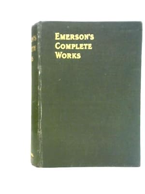 Bild des Verkufers fr Works Of Ralph Waldo Emerson zum Verkauf von World of Rare Books