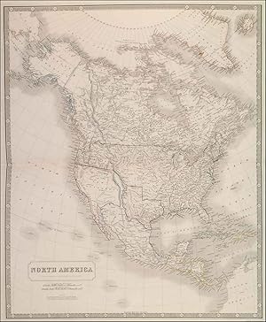 NORTH AMERICA. Texas is shown as an independent Republic with the Pan-handle. There is a note...