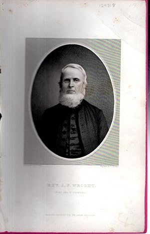 Seller image for ENGRAVING; "Rev. J.F. Wright: 1st Kentucky Volunteers".engraved By R. Hinshelwood for the Ladies' Repository for sale by Dorley House Books, Inc.