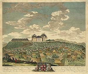 Schloß Augustusburg mit Umgebung ('Conspectus Regii aedificii, cui nomen Castrum Augusti Gezicht ...