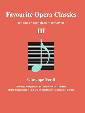 Seller image for Favourite Opera Classics III (Classical Sheet Music) for sale by Redux Books