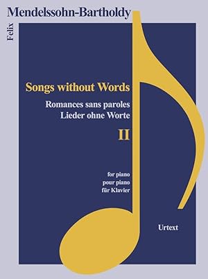 Imagen del vendedor de Lieder ohne Worte II (Classical Sheet Music) a la venta por Redux Books