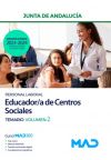 Educador/a de Centros Sociales (Personal Laboral). Temario volumen 2. Junta de Andalucía