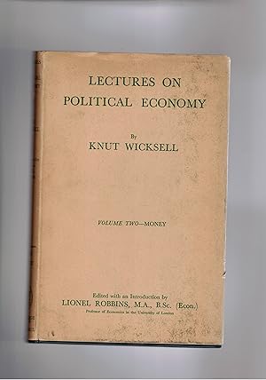 Seller image for Lectures on political economy. Vol. Two: Money. for sale by Libreria Gull