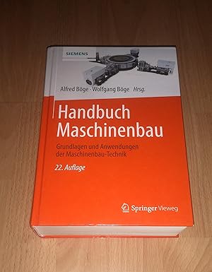 Bild des Verkufers fr Alfred Bge, Handbuch Maschinenbau / 22. Auflage zum Verkauf von sonntago DE