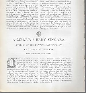 Seller image for A Merry, Merry Zingara: Stories Of The Nedada Madigans IV for sale by Legacy Books II