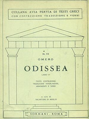 Bild des Verkufers fr Odissea. Libro VI zum Verkauf von Librodifaccia