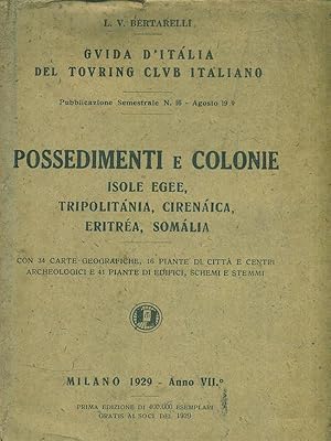 Seller image for Possedimenti e colonie for sale by Librodifaccia