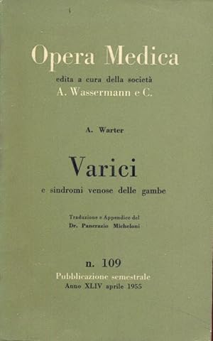 Bild des Verkufers fr Varici. zum Verkauf von Librodifaccia