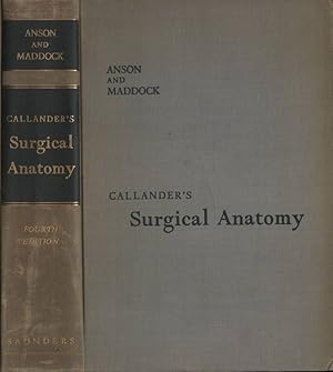 Seller image for Callander's Surgical Anatomy for sale by Biblioteca di Babele