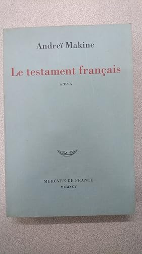 Immagine del venditore per Le testament franais venduto da Dmons et Merveilles