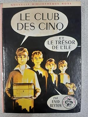 Image du vendeur pour Le club des cinq et le tresor de l'ile mis en vente par Dmons et Merveilles