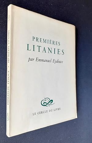 Seller image for Premires litanies. for sale by Le Livre  Venir