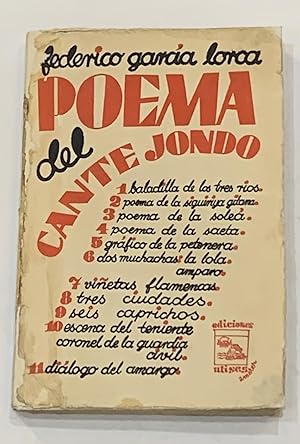 Poema del cante jondo.