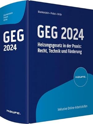 Seller image for GEG 2024 : Heizungsgesetz in der Praxis: Recht, Technik und Frderung for sale by AHA-BUCH GmbH