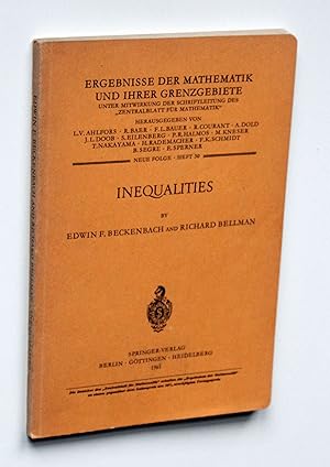 Immagine del venditore per Inequalities [Ergebnisse der Mathematik und ihrer Grenzgebiete Neue Folge Heft 30] venduto da Versandantiquariat Hsl