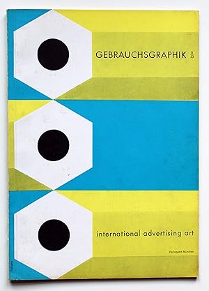 Bild des Verkufers fr Gebrauchsgraphik. Monatsschrift zur Frderung knstlerischer Werbung. 34. Jahrgang Heft 8 1953. zum Verkauf von Versandantiquariat Hsl