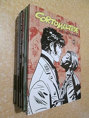 Image du vendeur pour CORTO MALTESE:COLLECTION DE 6 ALBUMS CARTONNES COULEURS AVEC JAQUETTES mis en vente par Bibliofolie