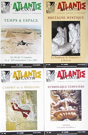 Revue ATLANTIS N° 400 à 403 Année 2000 complète