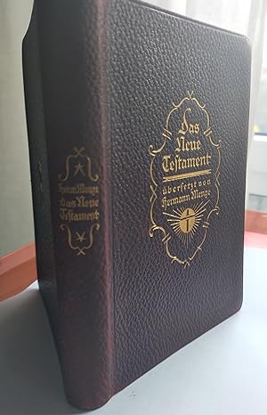 Image du vendeur pour Das Neue Testament bersetzt von Hermann Menge.Bildschmuck von Wilhelm Steinhausen. 3. Auflage,1923 mis en vente par Buecherstube Eilert, Versandantiquariat