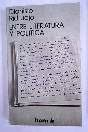Seller image for Entre literatura y poltica for sale by Alcan Libros