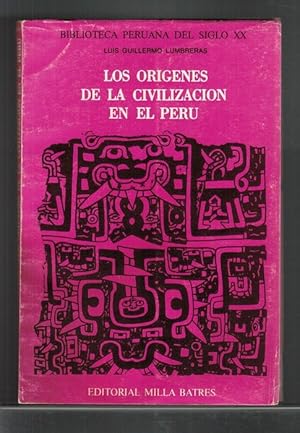 Seller image for Orgenes de la civilizacin en el Per, Los. for sale by La Librera, Iberoamerikan. Buchhandlung