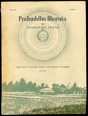 Seller image for PRABUDDHA BHARATA or Awakened India Vol LIX, March. The Holy Mother Birth Centenary Number 1954 for sale by Alkahest Books