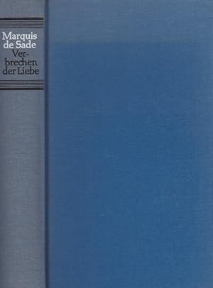 Bild des Verkufers fr Verbrechen der Liebe. zum Verkauf von La Librera, Iberoamerikan. Buchhandlung