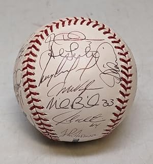 2002 New York Mets Signed Baseball, from the Gary Carter Collection