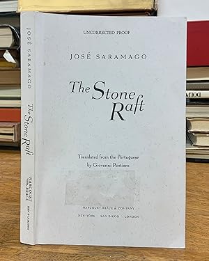 Bild des Verkufers fr 1995 Stone Raft Jos Saramago Translation: Giovanni Pontiero, Uncorrected Proof zum Verkauf von ROBIN RARE BOOKS at the Midtown Scholar