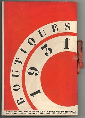 Imagen del vendedor de Boutiques 1931. a la venta por Antiquariat Burgverlag