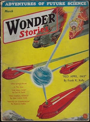 Image du vendeur pour WONDER Stories: March, Mar. 1932 ("The Time Stream") mis en vente par Books from the Crypt