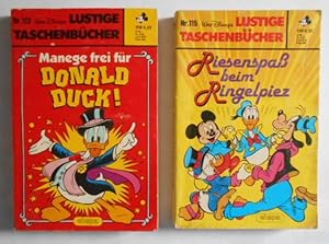 Lustige Taschenbücher LTB Nr. 113 & Nr. 115: Manege frei für Donald Duck und Riesenspaß beim Ring...