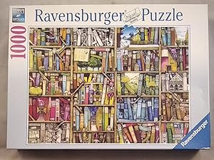 Magisches Bücherregal [1000 Teile Puzzle]. Achtung: Nicht geeignet für Kinder unter 3 Jahren.