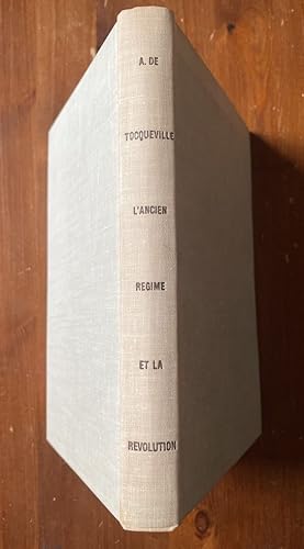 Seller image for L'Ancien rgime et la Rvolution for sale by Librairie des Possibles