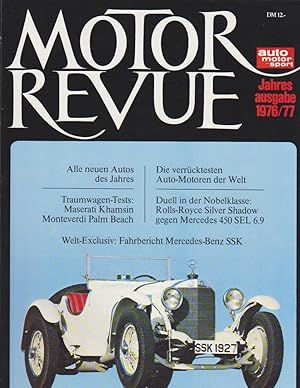 Seller image for Motor Revue. Jahresausgabe 1976/77. Auto, Motor und Sport. Magazin. for sale by Bcher bei den 7 Bergen